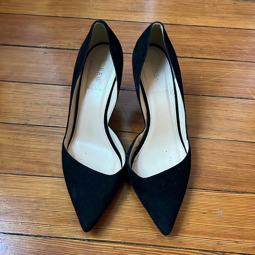 J. Crew Colette suede d'Orsay pumps